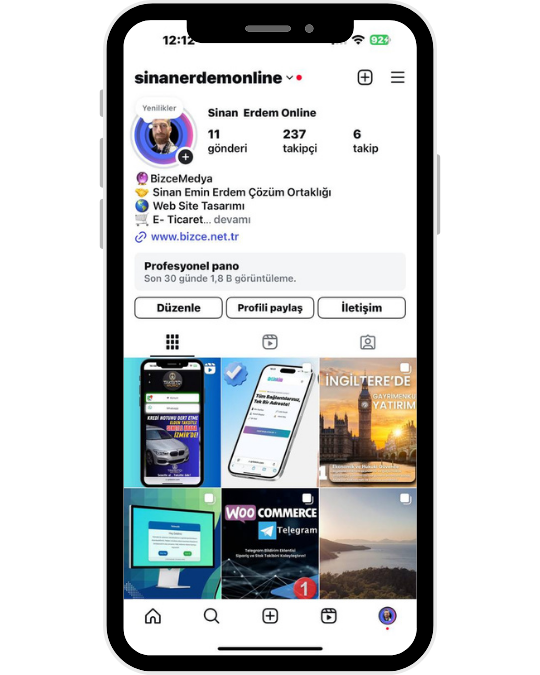 Sinan Emin ERDEM İnstagram Hesabı