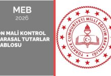 2026 MEB Ön Mali Kontrol Parasal Tutarlar